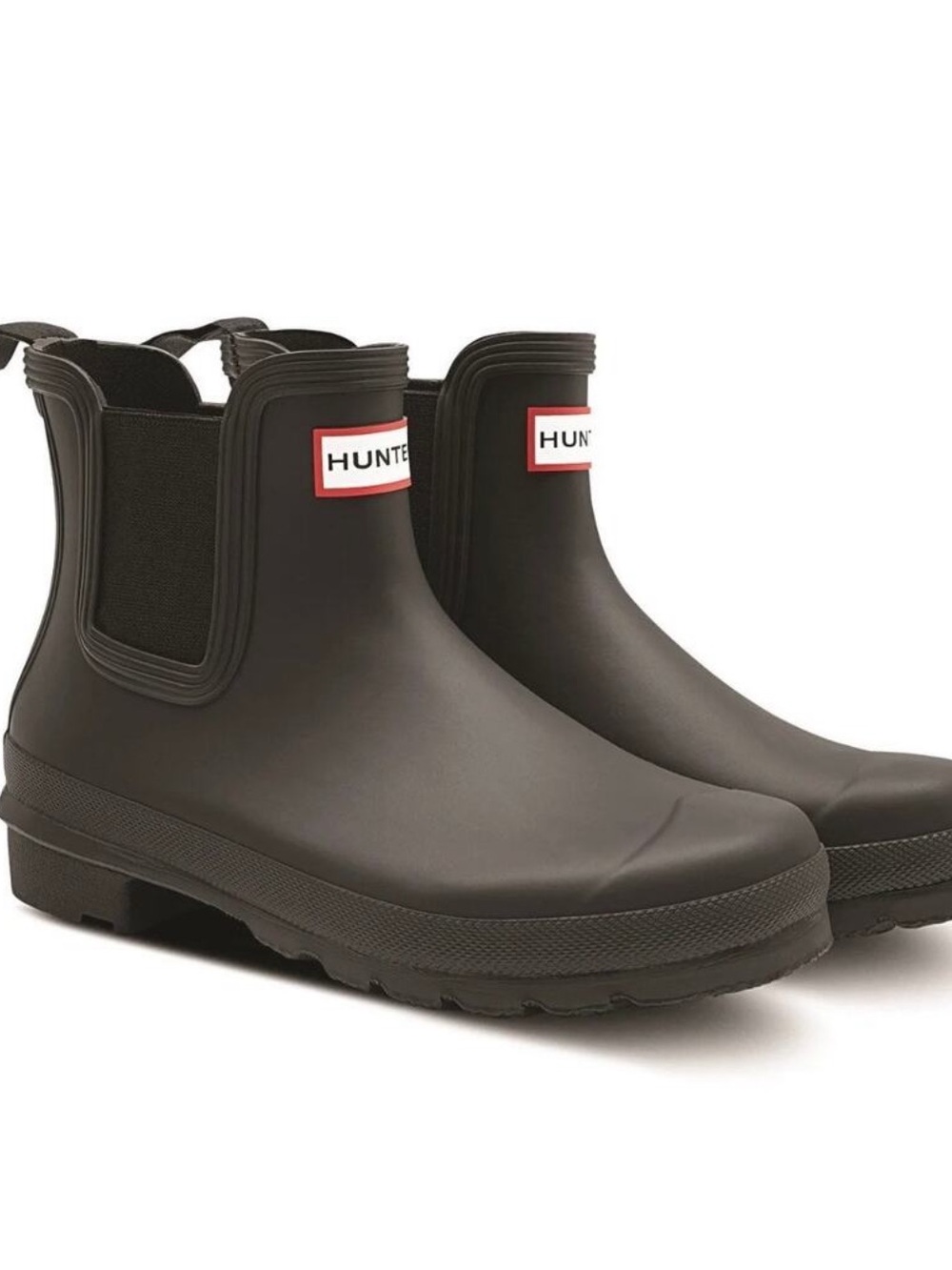 Hunter original CHOCOLATE BROWN! Short Chelsea Rain Boots ! New 7